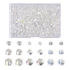 Biyun 300Pcs 9 Style Electroplate Glass Beads Strands EGLA-BY0001-01-14