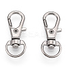 Alloy Swivel Lobster Claw Clasps X-FIND-T069-01A-P-2