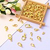 50Pcs 5 Styles Zinc Alloy Lobster Claw Clasps FIND-YW0003-96G-5