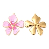 304 Stainless Steel Enamel Pendants STAS-K256-15G-04-1