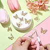 10Pcs 5 Styles Alloy with Rhinestone Pendant FIND-CJ0001-78-3