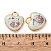304 Stainless Steel Pendants STAS-C184-13A-G-3