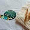 Velvet Handmade Flower Embroidered Lace Ribbons SRIB-WH0011-077B-6
