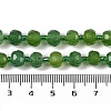 Natural Dyed White Jade Beads Strands G-H057-A22-17-5