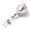 Stethoscope Pattern Glass Retractable Badge Reel AJEW-F041-02B-2