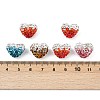 Polymer Clay Rhinestone Beads X-RB-A049-M-2