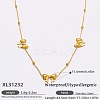 316L Surgical Stainless Steel Link Chain Necklaces for Women FS-WGE9B28-08-2