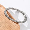 304 Stainless Steel Stretch Bangles for Women BJEW-P315-02B-P-3