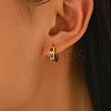 Ring Brass Hoop Earrings OA5119-3