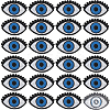 30Pcs Evil Eye Computerized Embroidery Cloth Iron on Patches PATC-GF0001-69-1