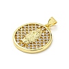 Brass with Cubic Zirconia Pendants FIND-Z023-09A-01-2