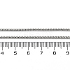 1.5mm Rack Plating Brass Box Chain Necklaces for Women Men MAK-L044-21P-5