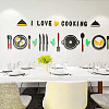 3D Tableware Theme Acrylic Self-adhesion Mirror Wall Stickers EL-TAC0001-11-4