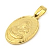 Ion Plating(IP) 304 Stainless Steel Pendants STAS-B071-02A-20G-2