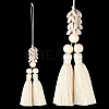 Cotton Pendant Decorations HJEW-WH20023-003-7