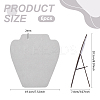 Bust Shaped Velvet Necklaces Jewelry Display Stands LS-ODIS-WH0043-159A-2