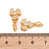 SHEGRACE Brass Micro Pave Cubic Zirconia Ice Pick Pinch Bails XGRQ5K291-828G-3