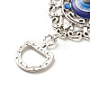 Teardrop Glass Turkish Blue Evil Eye Pendant Decoration LS-HJEW-I008-03AS-4