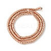 Electroplated Synthetic Non-Magnetic Hematite Beads Strands G-H020-C01-01-2