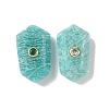 Natural Amazonite Faceted Pendants G-B151-02I-1