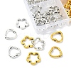 80Pcs Tibetan Style Alloy Bead Frame TIBE-YW0001-78-3