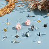 300Pcs 3 Colors Stud Earring Findings UNKW-UN0056-67-3