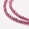 Natural Grade AA Garnet Bead Strand G-G680-04-3
