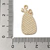 Thanksgiving Day Golden Tone Alloy Enamel Pendants ENAM-M002-01O-G-3