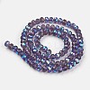 Electroplate Glass Beads Strands EGLA-A034-T10mm-L13-2