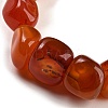 Dyed & Heated Natural Agate Nugget Beaded Stretch Bracelets BJEW-H238-01C-2