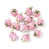 Brass Enamel Charms X-KK-G462-30LG-3