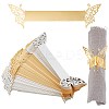 100Pcs 4 Styles Metallic Paper Napkin Rings AJEW-GO0002-04-1