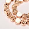 Electroplate Non-magnetic Synthetic Hematite Bead Strands G-Q465-06KC-1