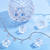 128Pcs 8 Style 201 Stainless Steel Charms STAS-UN0029-48-2
