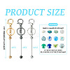 DIY Beadable Keychain Making Kit DIY-TA0006-01-3
