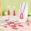20Pcs 10 Styles Resin & Wood Pendants WOOD-TA0002-67B-7