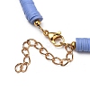 Handmade Polymer Clay Heishi Beaded Necklaces NJEW-JN02910-01-3