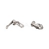 Tarnish Resistant 304 Stainless Steel Clip-On Earrings Findings STAS-Q185-01-2