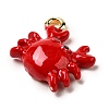 Zinc Alloy Enamel Pendants X-FIND-I044-17B-1-2