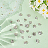 60pcs 4 Styles Cubic Zirconia with Alloy Cabochons DIY-AR0004-03A-4
