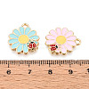 Alloy Enamel Pendants ENAM-N064-03KCG-3