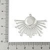 304 Stainless Steel Pendant Cabochon Settings STAS-L293-04P-3