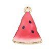 Alloy Enamel Pendants FIND-K020-21B-G-1