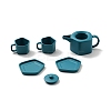 Mini Alloy Tea Set Display Decorations DJEW-G028-03A-3