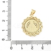 Brass Micro Pave Cubic Zirconia Pendants KK-S337-09G-B-3