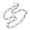 10MM 304 Stainless Steel Oval Link Chain Necklaces for Women X-NJEW-G194-04P-4
