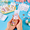 160Pcs Plastic Yin-yang Resealable Bags with Visible Window ABAG-TA0001-94C-7