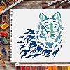 Plastic Reusable Drawing Painting Stencils Templates DIY-WH0172-321-6