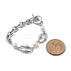 Stainless Steel Cable Chains Link Bracelets BJEW-F485-02P-5