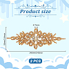 Rhinestone Flower Appliques DIY-WH0504-99B-2